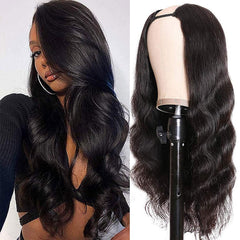 Women BrU Part Wig Body Wave Human Hair Wigs For Blackazilian Remy Ha