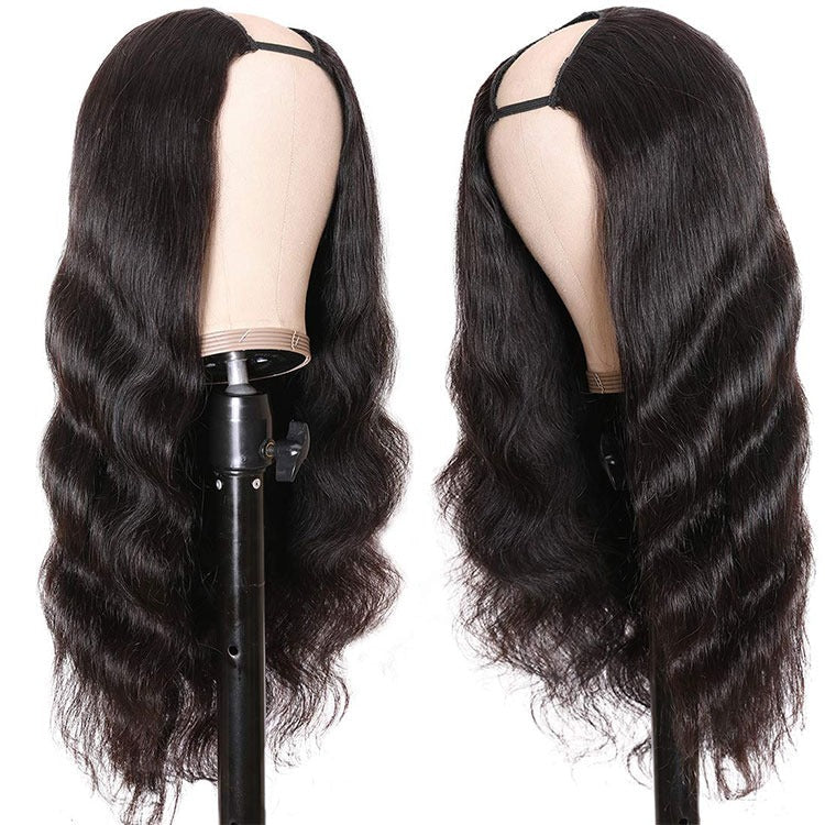 Women BrU Part Wig Body Wave Human Hair Wigs For Blackazilian Remy Ha