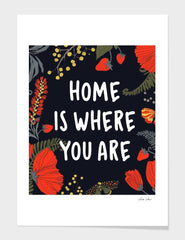 Home is where you are  Cushion/Pillow