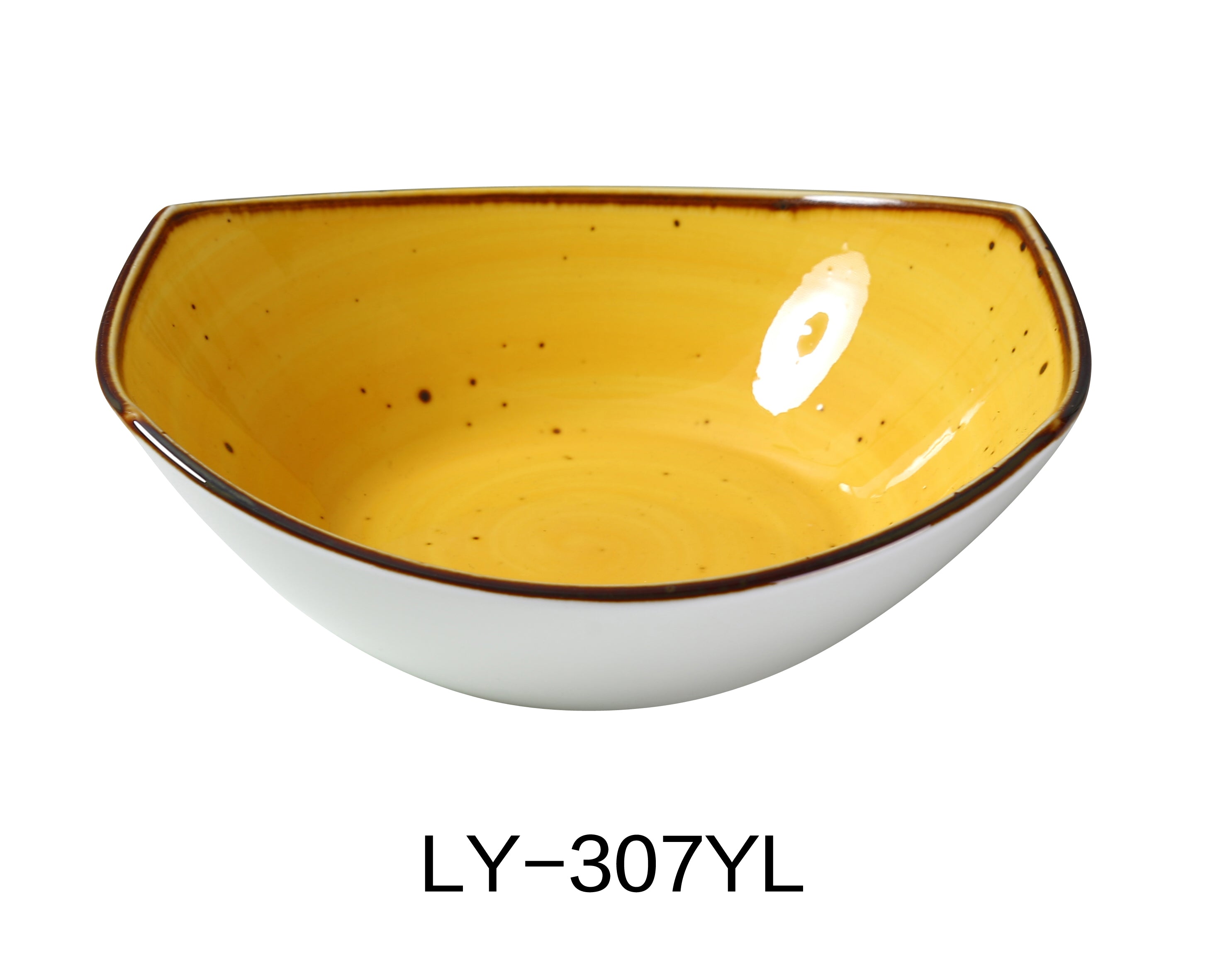 Yanco LY-307YL Lyon 7" decorative bowl15 OZ